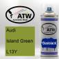 Preview: Audi, Island Green, L13Y: 400ml Sprühdose, von ATW Autoteile West.